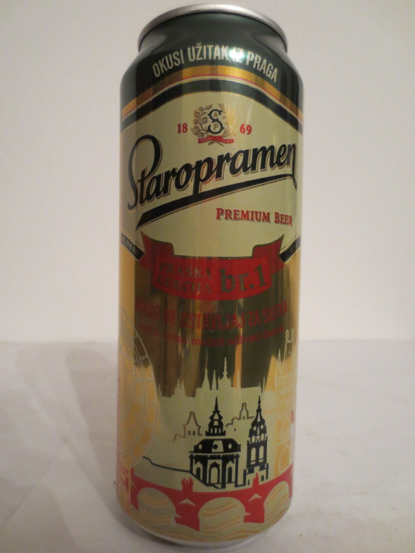 Staropramen PREMIUM BEER PRAŠKA LEKCIJA br.1 (50cl) (B/O)