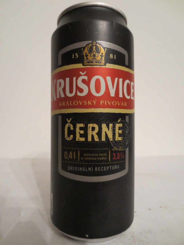 KRUŠOVICE KRÁLOVSKÝ PIVOVAR ČERNÉ (40cl) - matná verze