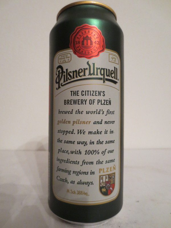 Pilsner Urquell BREWED IN PLZEŇ, CZECH THE ORIGINAL PILSNER (50cl) (B/O)