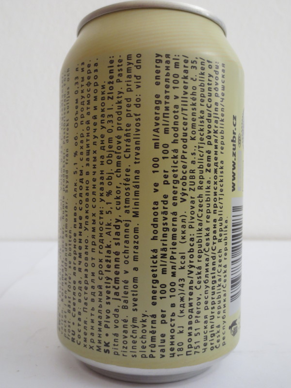 ZUBR PREMIUM č.1 (33cl) (B/O) 