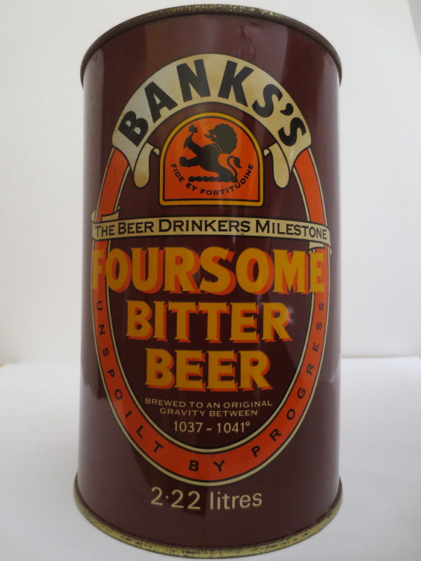BANKS´S FOURSOME BITTER BEER (222cl) Nr.1