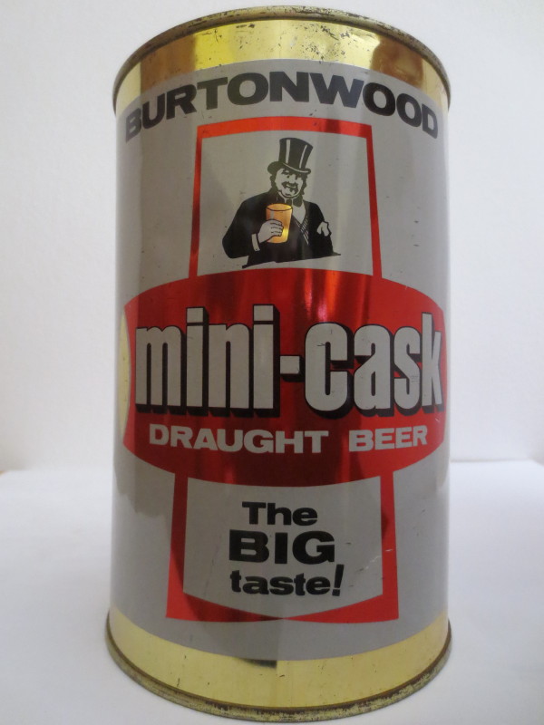 BURTONWOOD mini-cask DRAUGHT BEER (221-2cl)