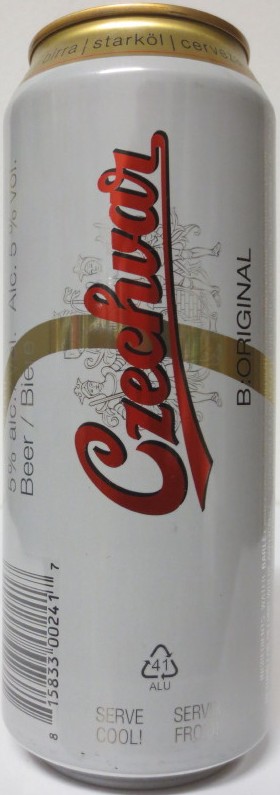 Czechvar B:ORIGINAL (CDN) (50cl) (B/O) č.1 