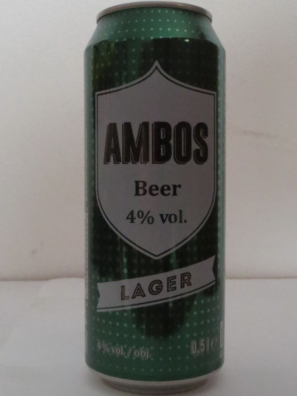 AMBOS Beer 4% vol. LAGER (50cl)