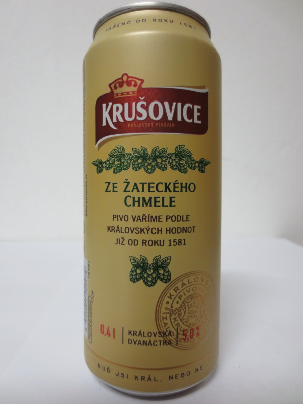 KRUŠOVICE KRÁLOVSKÝ PIVOVAR 12 ZE ŽATECKÉHO CHMELE (0,4L) 