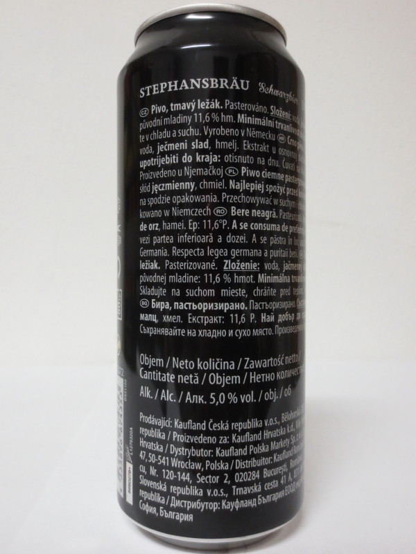 STEPHANS BRÄU Schwarzbier (50cl)