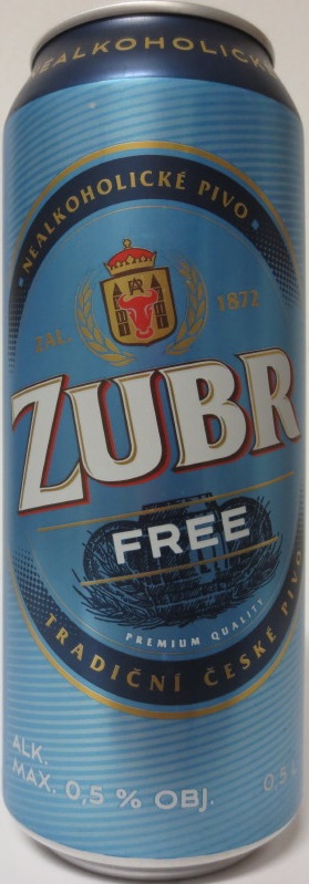 ZUBR FREE PREMIUM QUALITY (50cl) (B/O) č.1