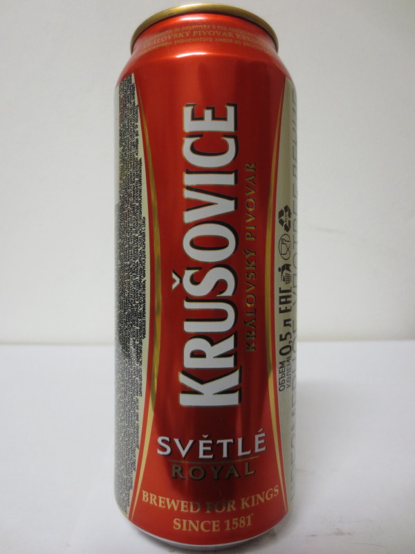 KRUŠOVICE KRÁLOVSKÝ PIVOVAR SVĚTLÉ ROYAL CZECH PREMIUM BEER (50cl) č.2
