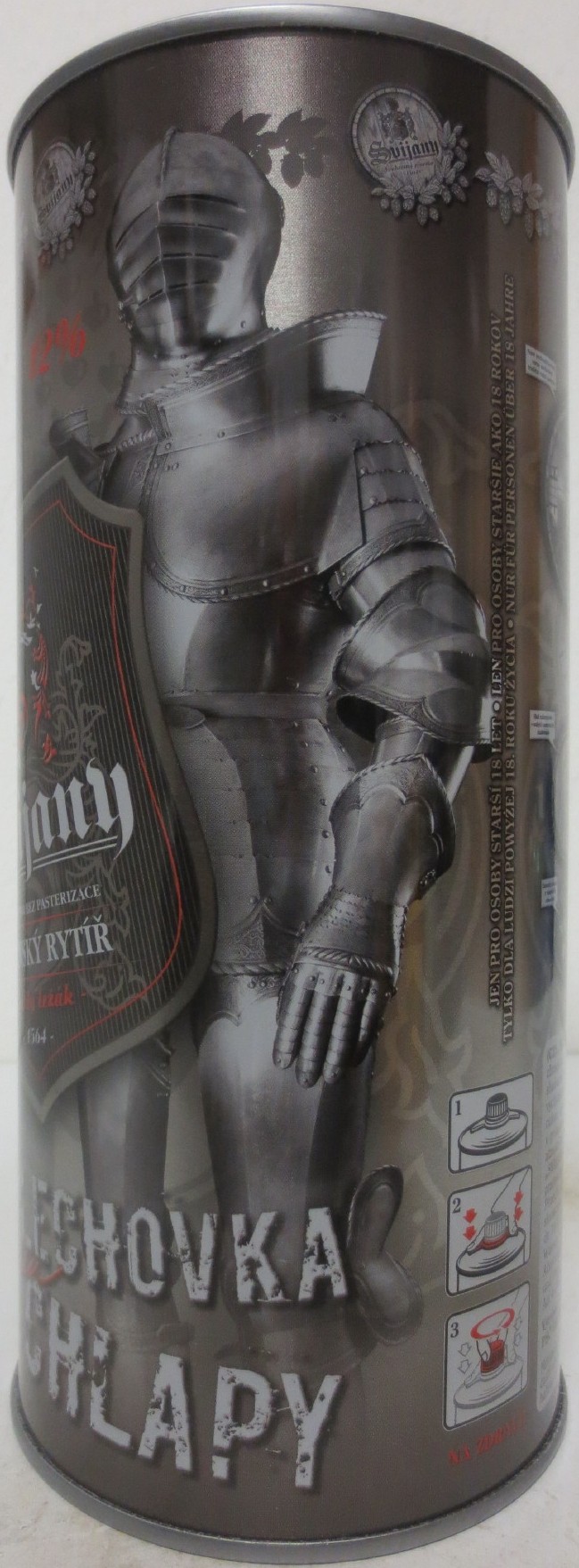 Svijany SVIJANSKÝ RYTÍŘ PLECHOVKA nejen PRO CHLAPY (200cl) č.1