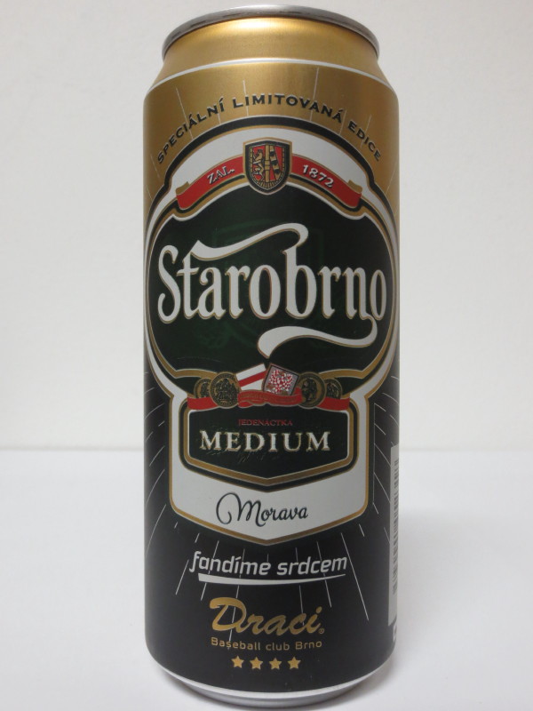 Starobrno MEDIUM Morava fandíme srdcem 24 PAVEL BUDSKÝ (40cl)