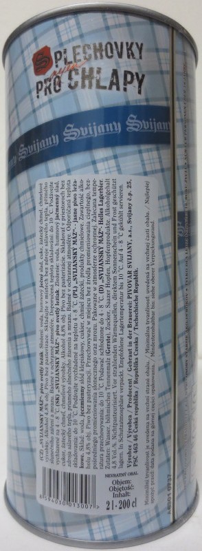 Svijany SVIJANSKÝ MÁZ Soukromý pivovar 1564 (200cl) Nr.3