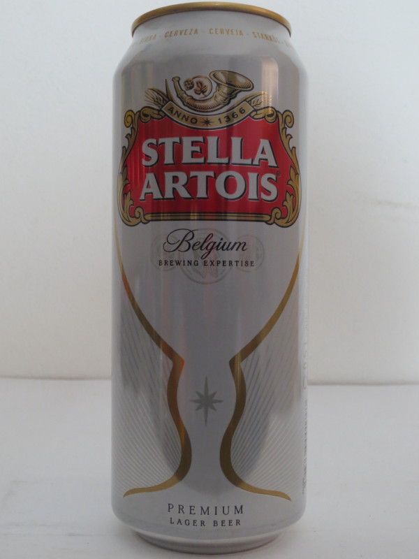 STELLA ARTOIS Belgium BREWING EXPERTISE PREMIUM LAGER BEER (50cl) (B/O) (CZ)