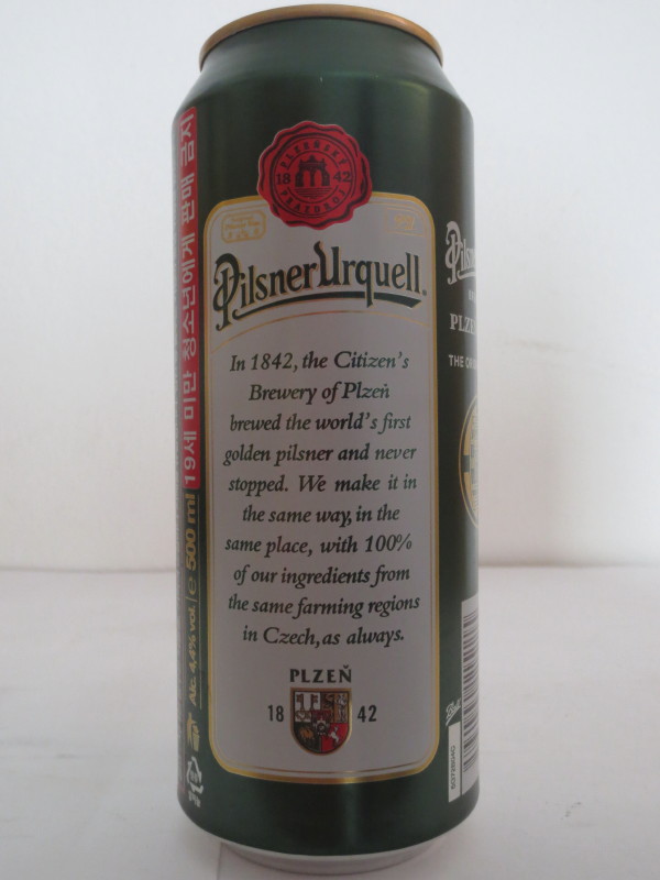 Pilsner Urquell BREWED IN PLZEŇ,CZECH THE ORIGINAL PILSNER IMPORTED (50cl) (T/O) č.1