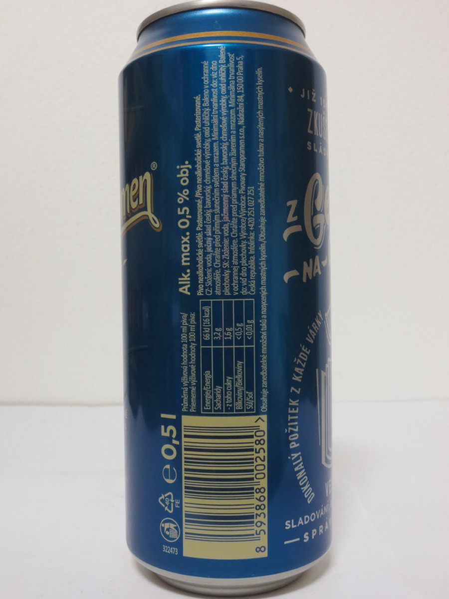 Staropramen - Nealko - kompletní série 2017 (50cl) (B/O)