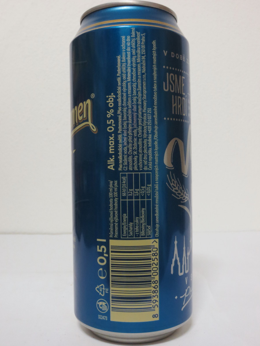 Staropramen - Nealko - kompletní série 2017 (50cl) (B/O)