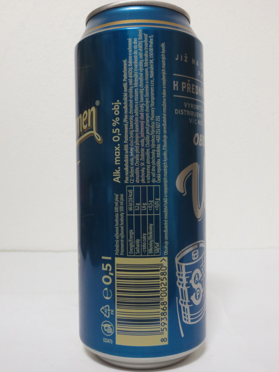 Staropramen - Nealko - kompletní série 2017 (50cl) (B/O)