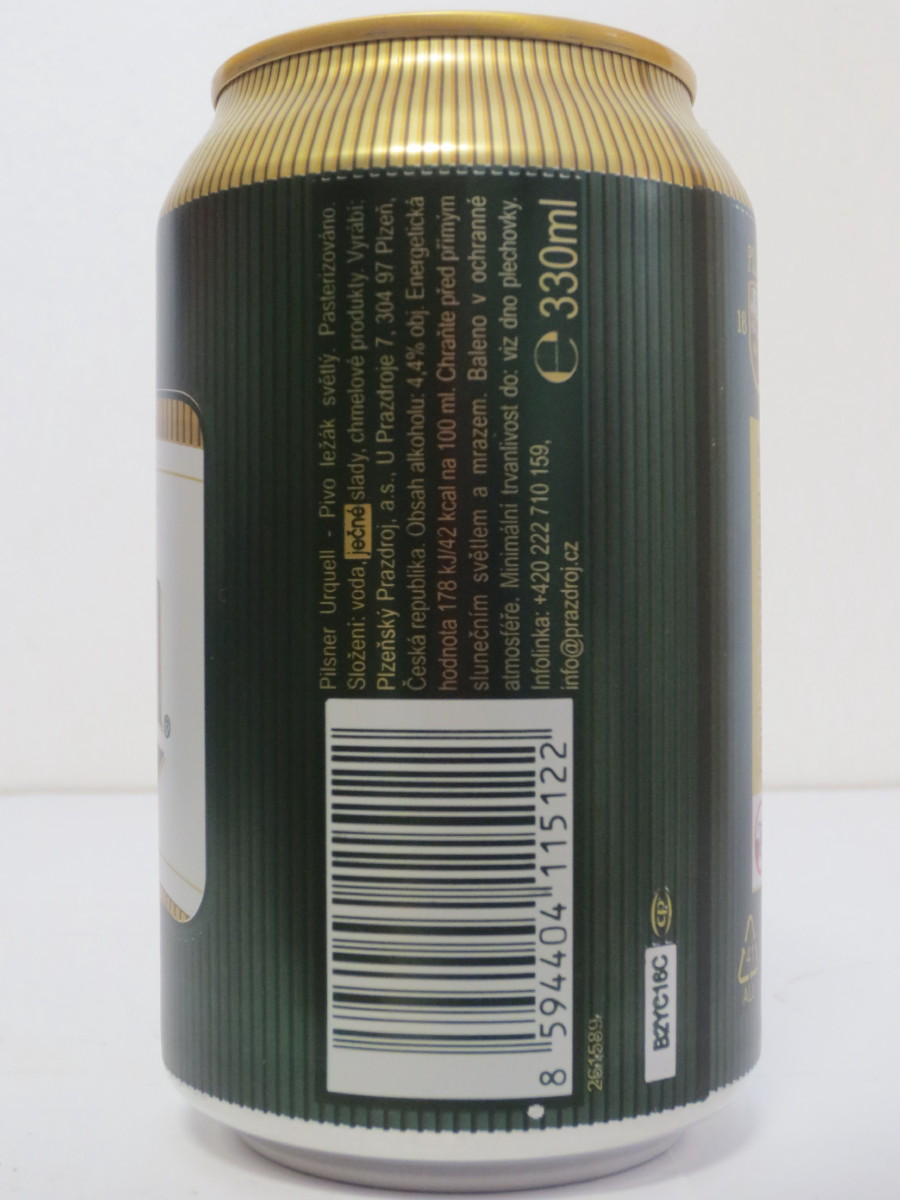 Pilsner Urquell BREWED IN PLZEŇ.CZECH Nr.2 (33cl) (B/O)