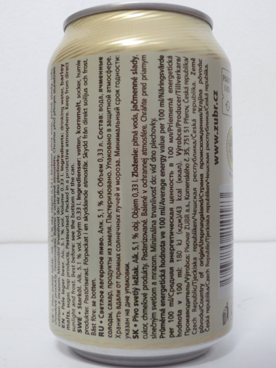 ZUBR PREMIUM č.2 (33cl) (B/O)