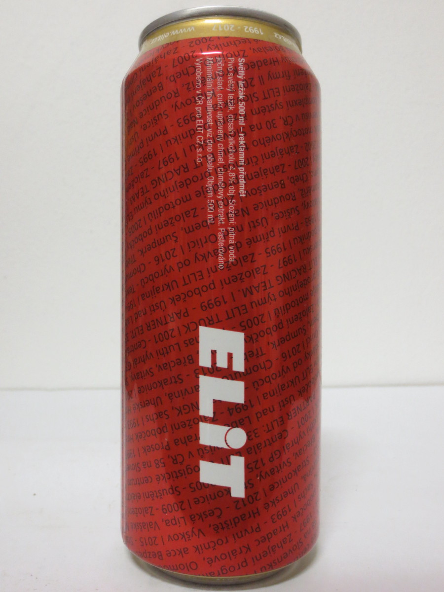 ELiT více než autodíly 25 LET SLAVNOSTNÍ ELITNÍ ležák č.2 (50cl) (B/O)