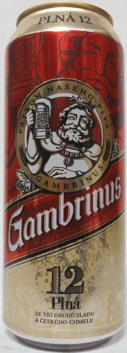 Gambrinus 12 Plná (CZ+SK) (50cl) (B/O) č.1