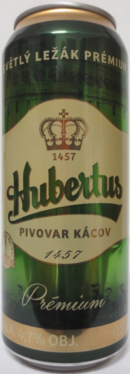 Hubertus PIVOVAR KÁCOV 1457 Premium (50cl) (B/O) č.1