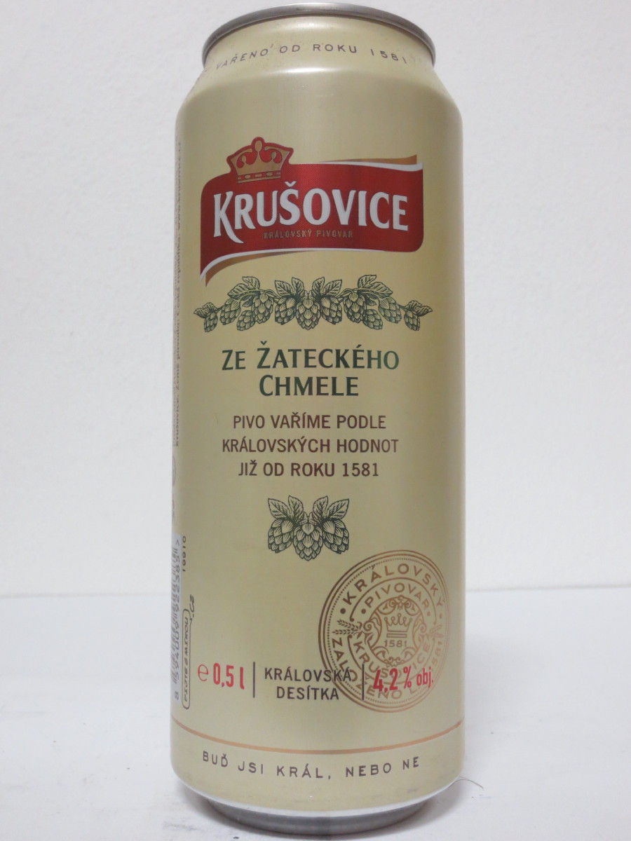KRUŠOVICE KRÁLOVSKÝ PIVOVAR 10 ZE ŽATECKÉHO CHMELE (50cl) (B/O)