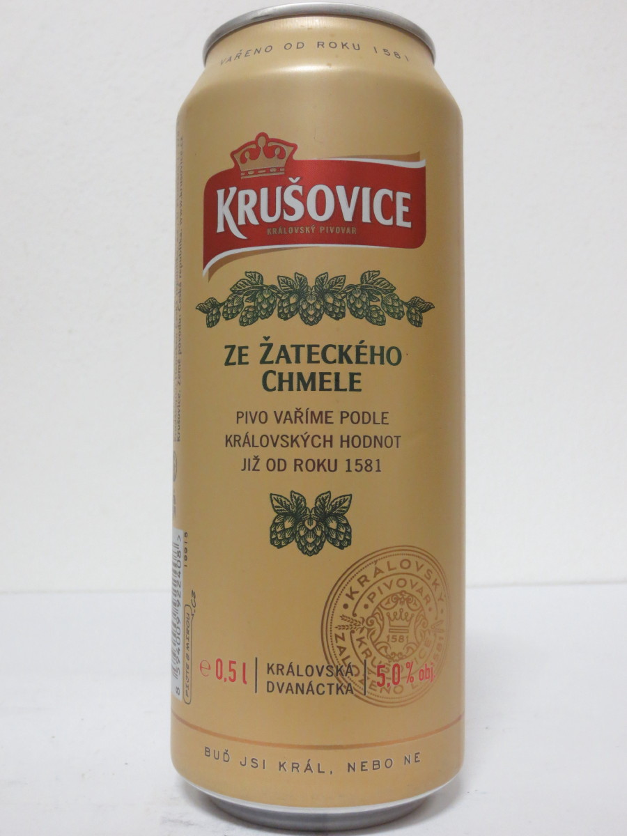 KRUŠOVICE KRÁLOVSKÝ PIVOVAR 12 ZE ŽATECKÉHO CHMELE (0,5L) (B/O)