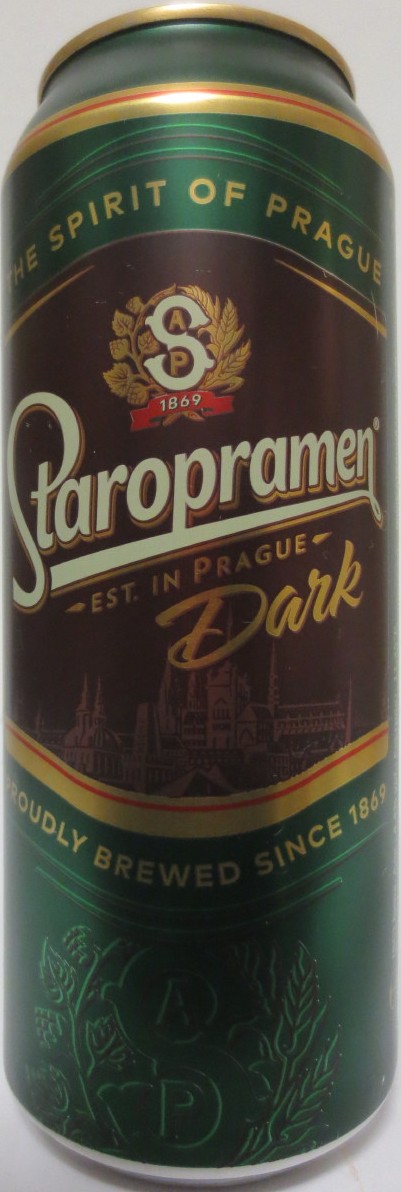 Staropramen EST. IN PRAGUE Dark (BG) (50cl) (T/O) č.1