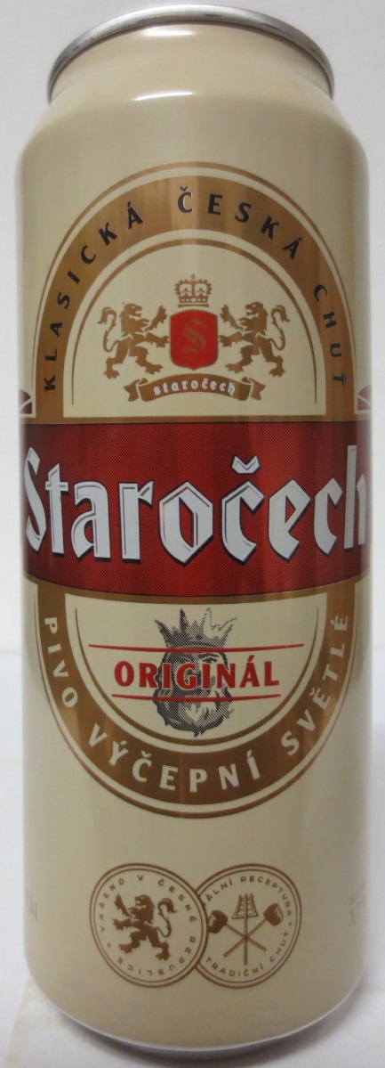 Staročech ORIGINAL PIVO VÝČEPNÍ SVĚLÉ (50cl) (B/O) č.1