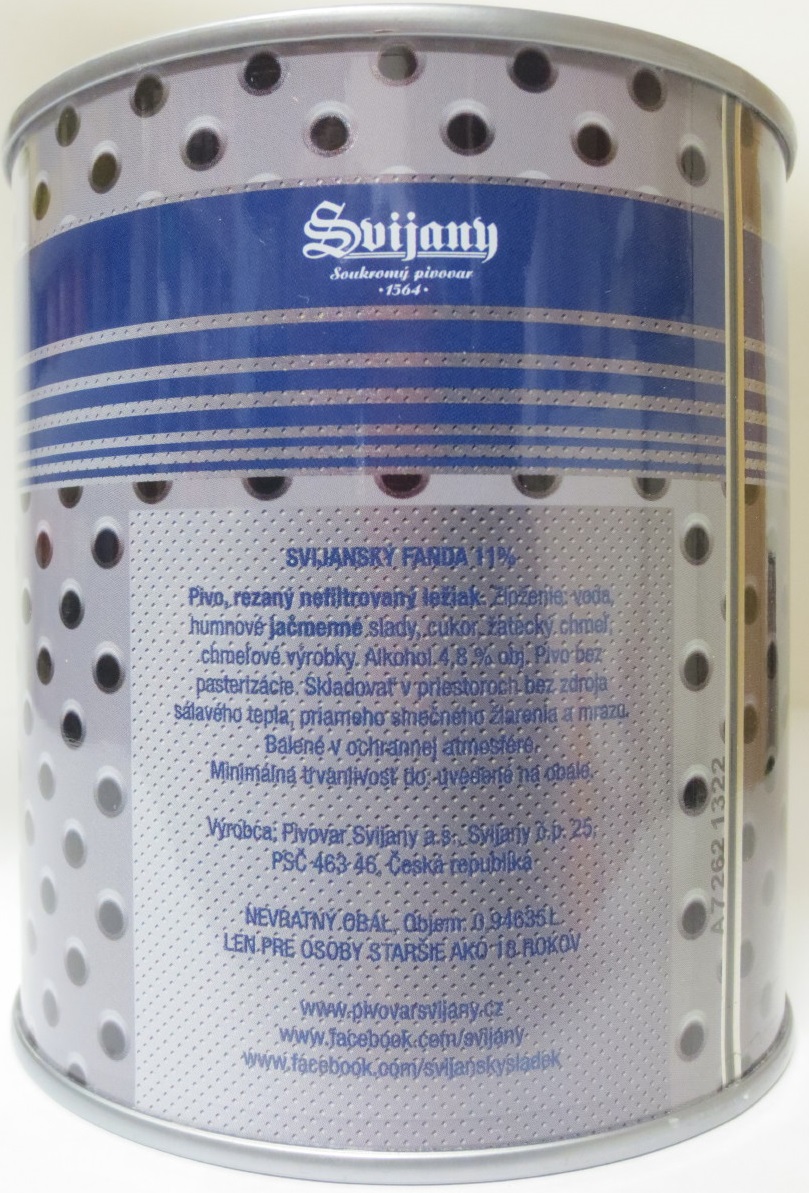 Svijany UF NEFILTROS! NEFILTROVANÉ PIVO 11% ELIT viac než autodiely 0,94635L