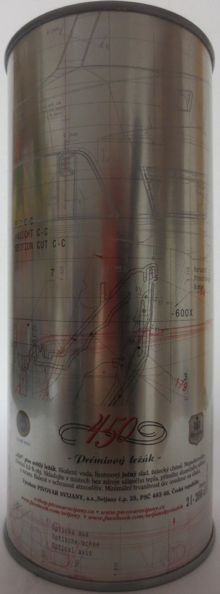 Svijany 450 - Prémiový ležák - MAGNA (200cl)