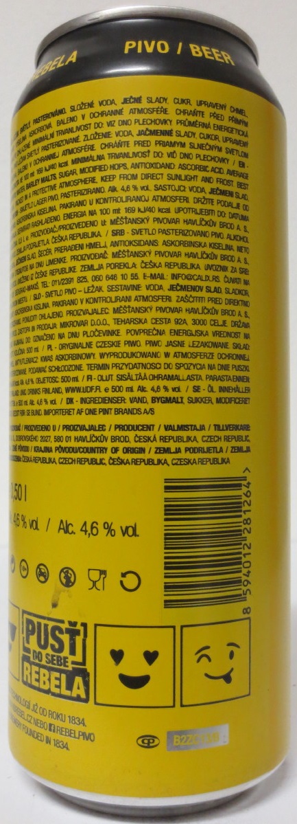 Rebel XI (50cl) (B/O) č.1