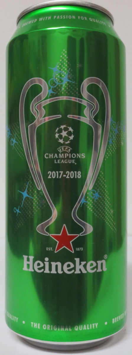 Heineken CHAMPIONS LEAGUE 2017-2018 (50cl) (B/O)
