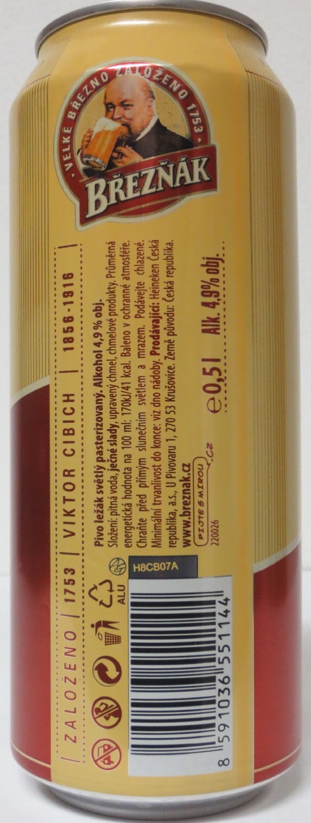 BŘEZŇÁK LEŽÁK STARÉ ŠKOLY (50cl) (B/O)