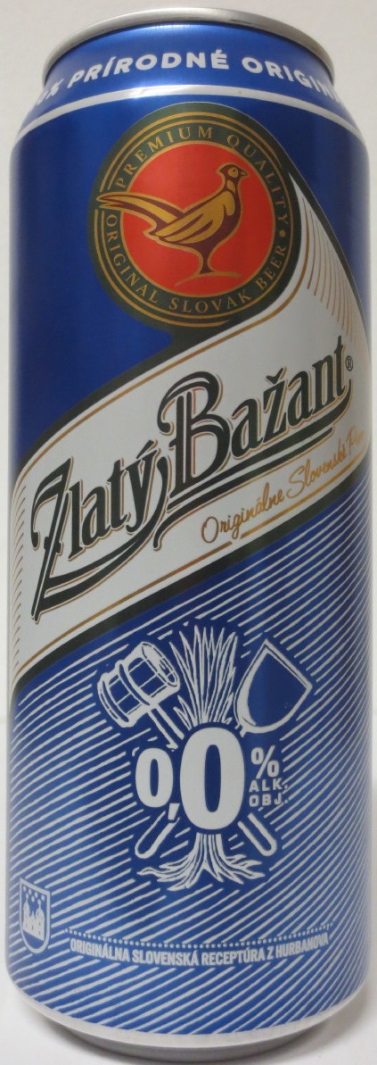Zlatý Bažant 0,0% ALK. OBJ. (50cl) (B/O)