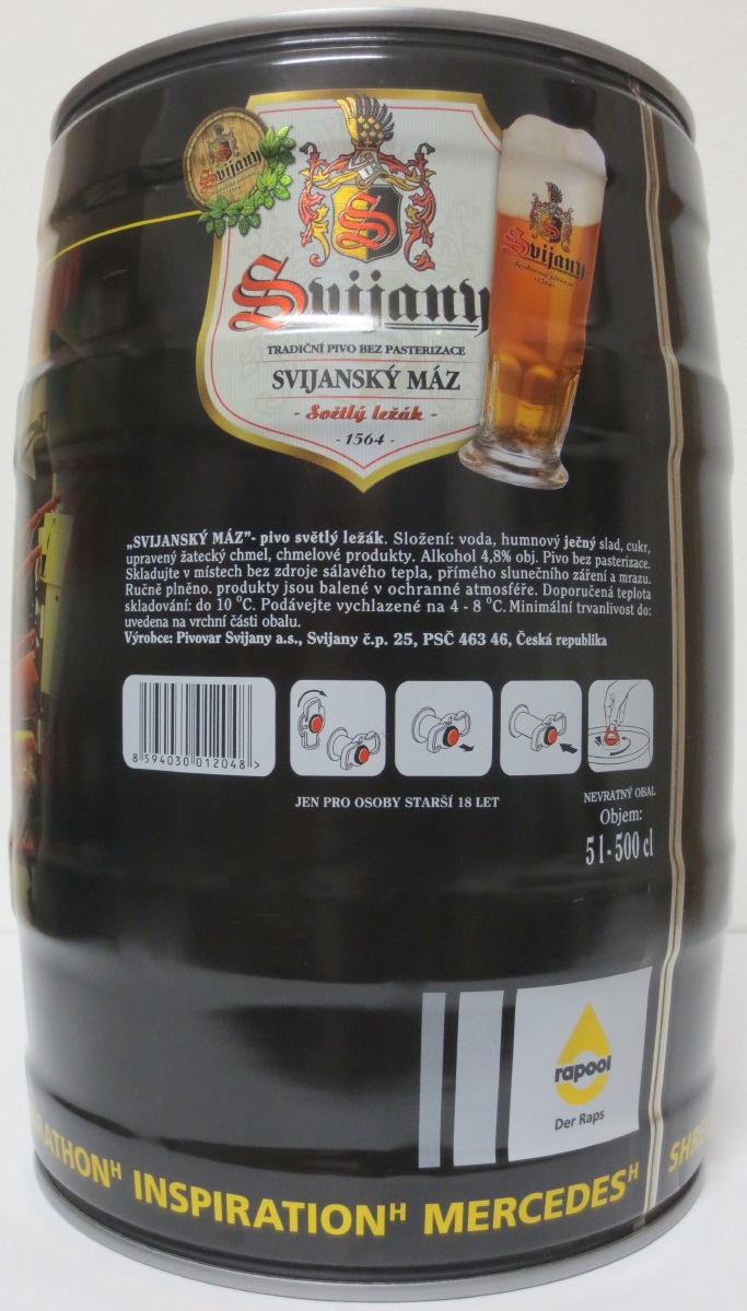 Svijany SVIJANSKÝ MÁZ rapol Der Raps VÝNOSY DĚLAJÍ PŘÁTELE.