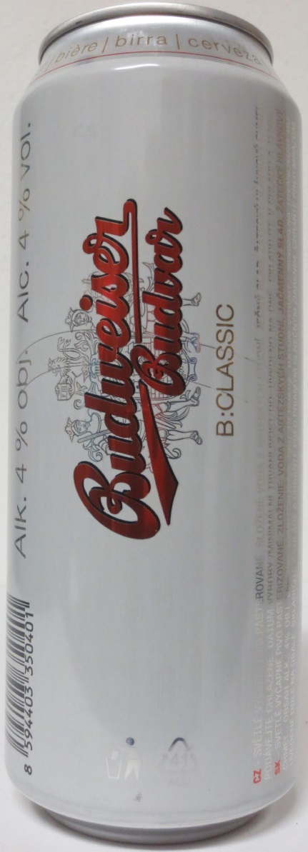 Budweiser Budvar B:CLASSIC světlé výčepní pivo (50cl) (B/O) č.3