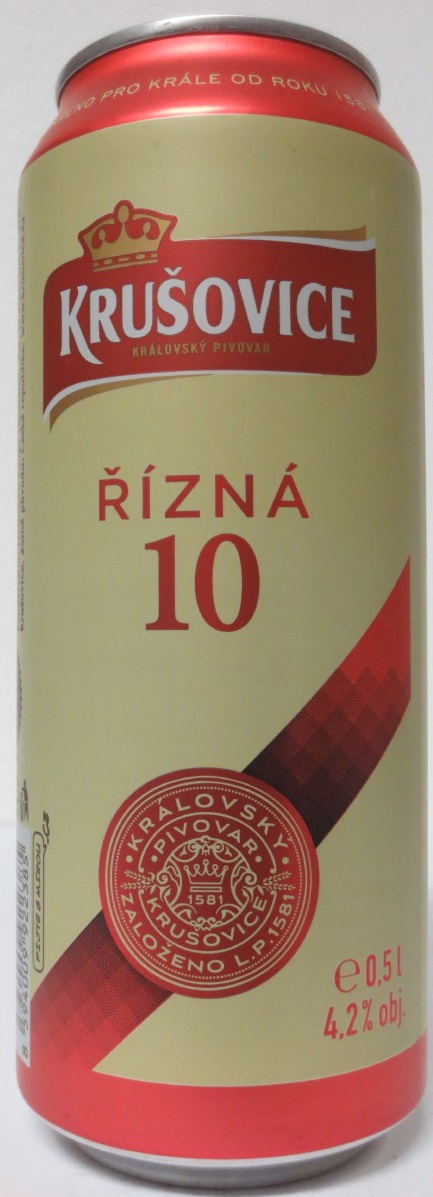 KRUŠOVICE KRÁLOVSKÝ PIVOVAR ŘÍZNÁ 10 (50cl) (B/O)