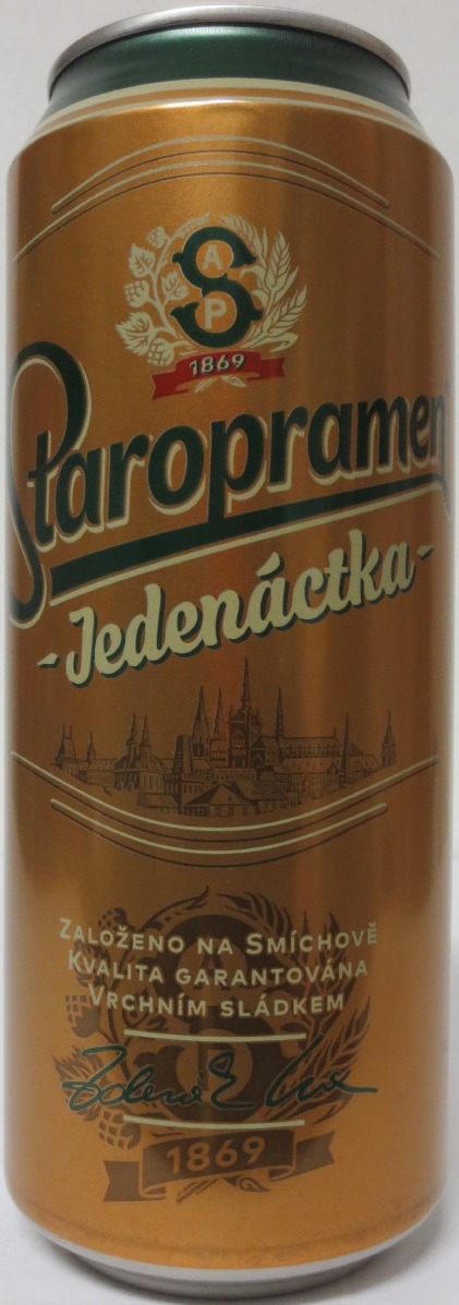 Staropramen Jedenáctka Sedm DRUHŮ Chmele (50cl) (B/O)