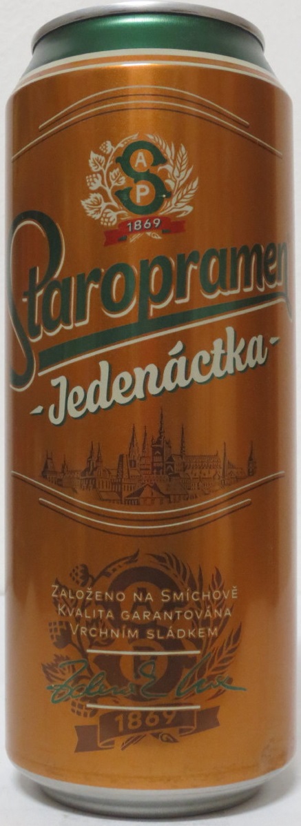 Staropramen Jedenáctka Sladem KARAMELOVÝM A BAVORSKÝM (50cl) (B/O)