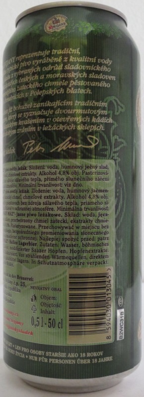 Svijany SVIJANSKÝ MÁZ - Světlý ležák - (50cl) (B/O) č.1