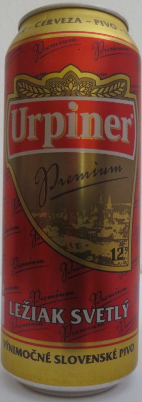 Urpiner Premium PALE LAGER EXCEPTIONAL SLOVAK BEER(50cl) (B/O) č.1