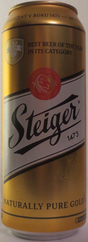 Steiger 1473 12% ČISTĚ PRÍRODÉ ZLATO (50cl) (B/O) č.1