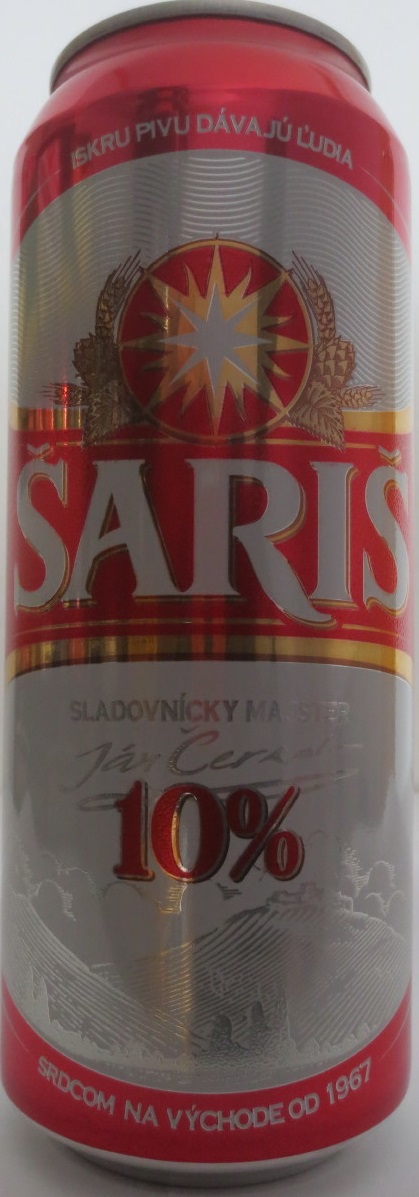 ŠARIŠ 10% (50cl) (B/O) č.1