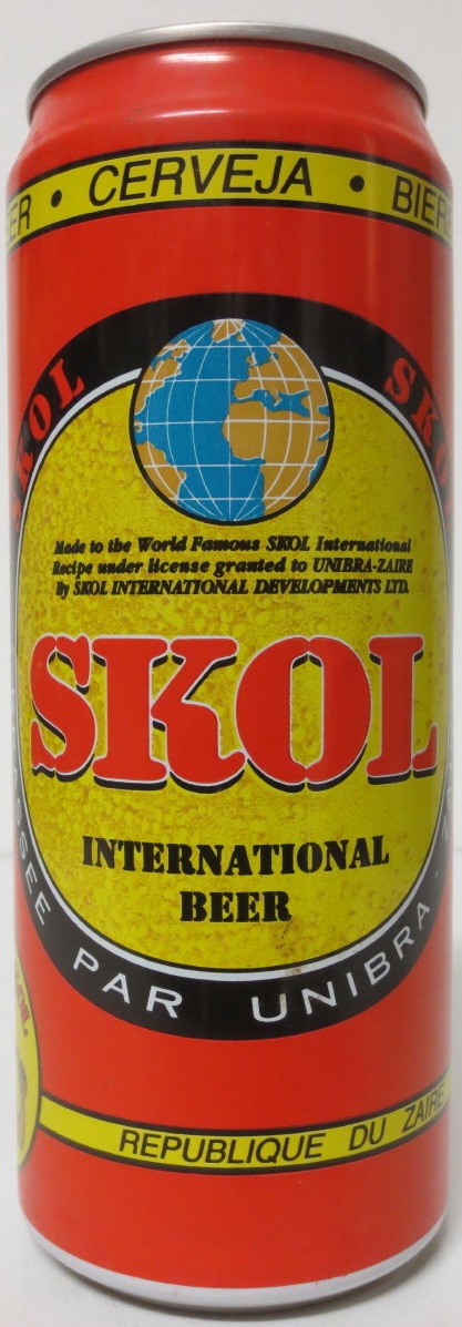 ZAIRE-SKOL INTERNATIONAL BEER (50cl) (AL) (B/O)