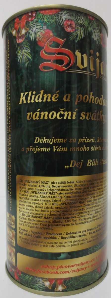 Svijany SVIJANSKÝ MÁZ VÁNOČNÍ MÁZ (200cl) č.1
