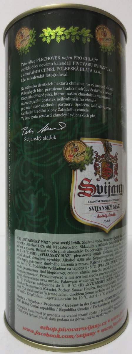 Svijany SVIJANSKÝ MÁZ dívky z kalendáře č.00/2018 (200cl)