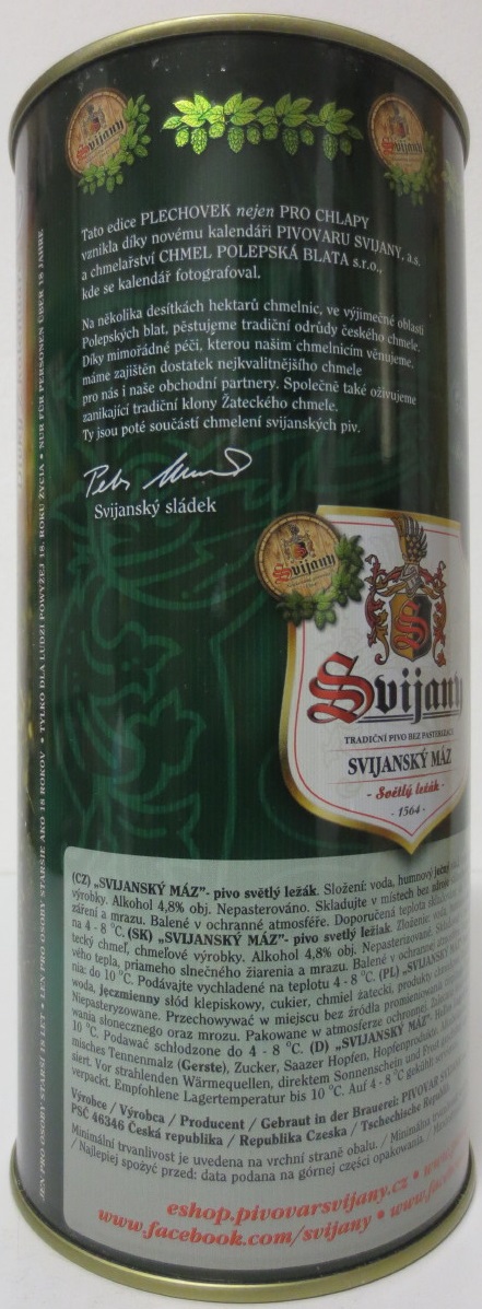 Svijany SVIJANSKÝ MÁZ dívky z kalendáře č.02/2018 (200cl)