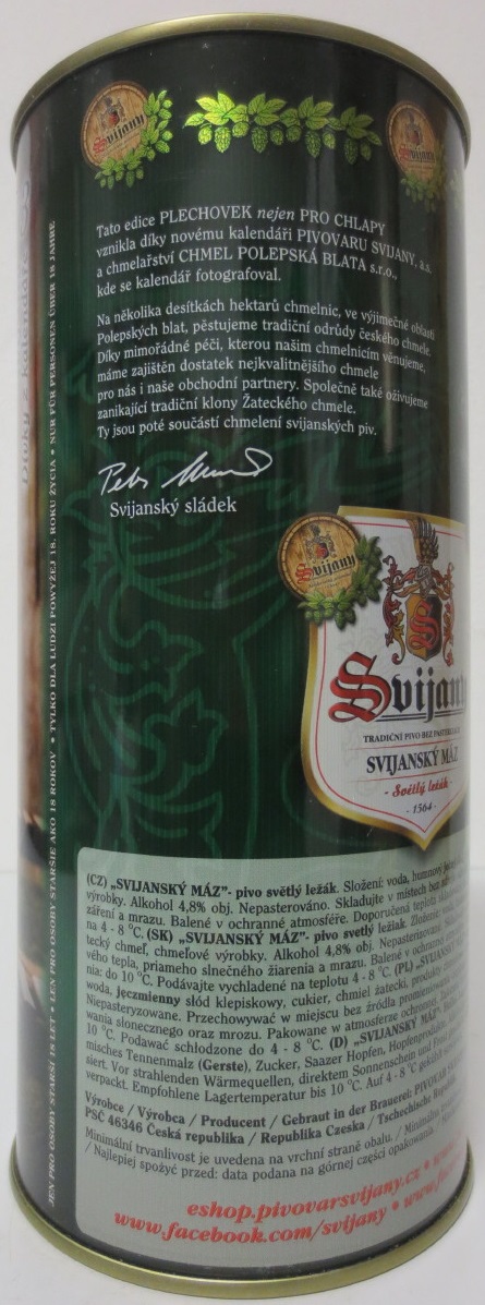 Svijany SVIJANSKÝ MÁZ dívky z kalendáře č.03/2018 (200cl)