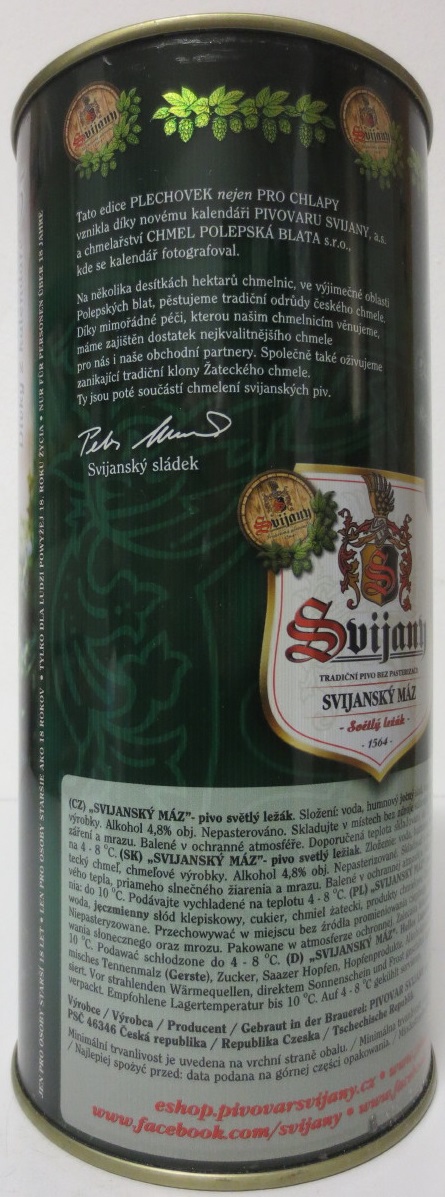Svijany SVIJANSKÝ MÁZ dívky z kalendářeč. 05/2018 (200cl)